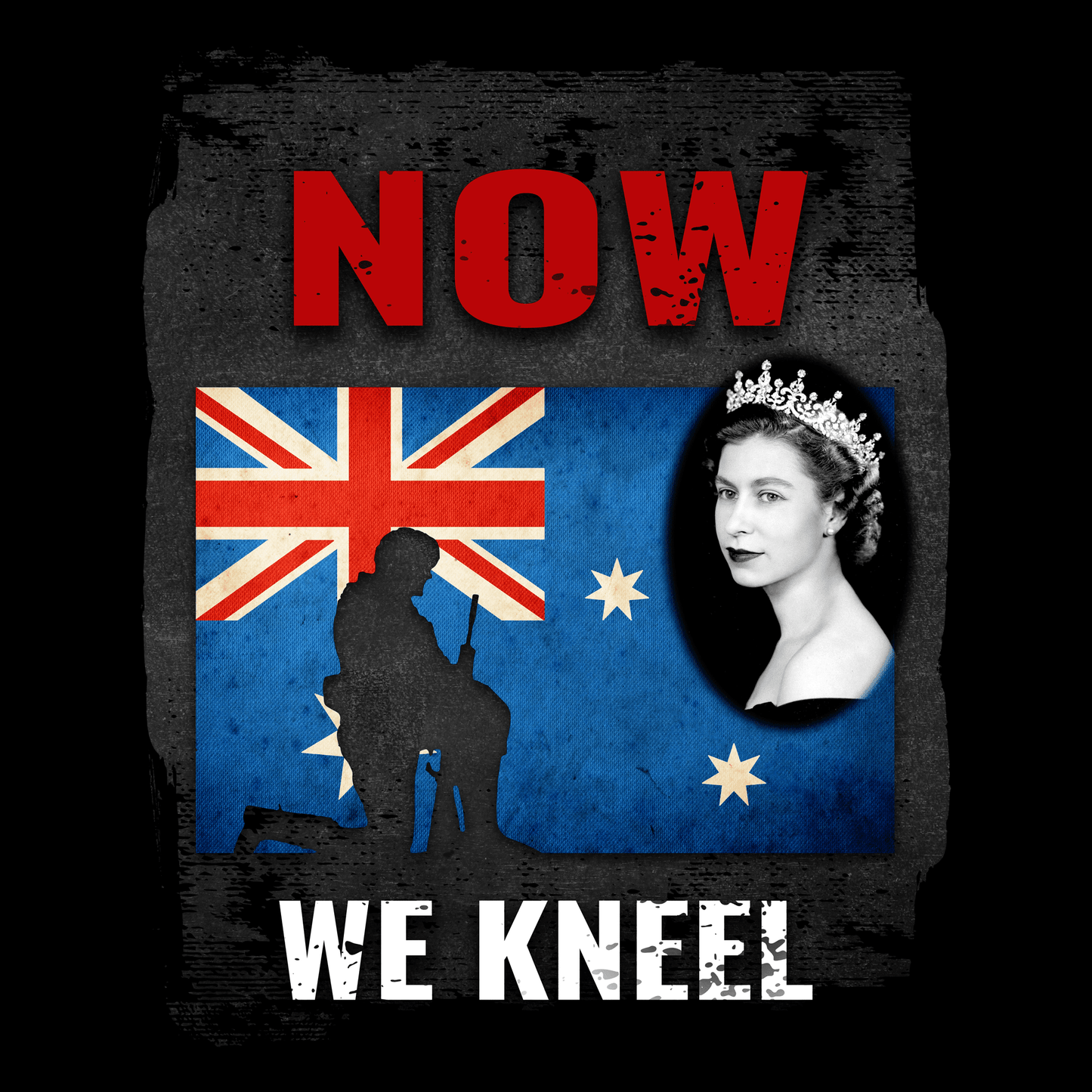 patriotic Sweatshirt Now We Kneel (AUSTRALIA) Sweatshirt