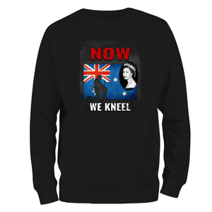 Patriotic Sweatshirt Now We Kneel AUSTRALIA Heavy High Quality