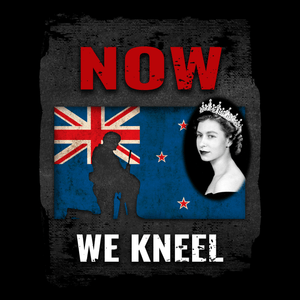 Remembrance Day Hoodie Now We Kneel (NZ)