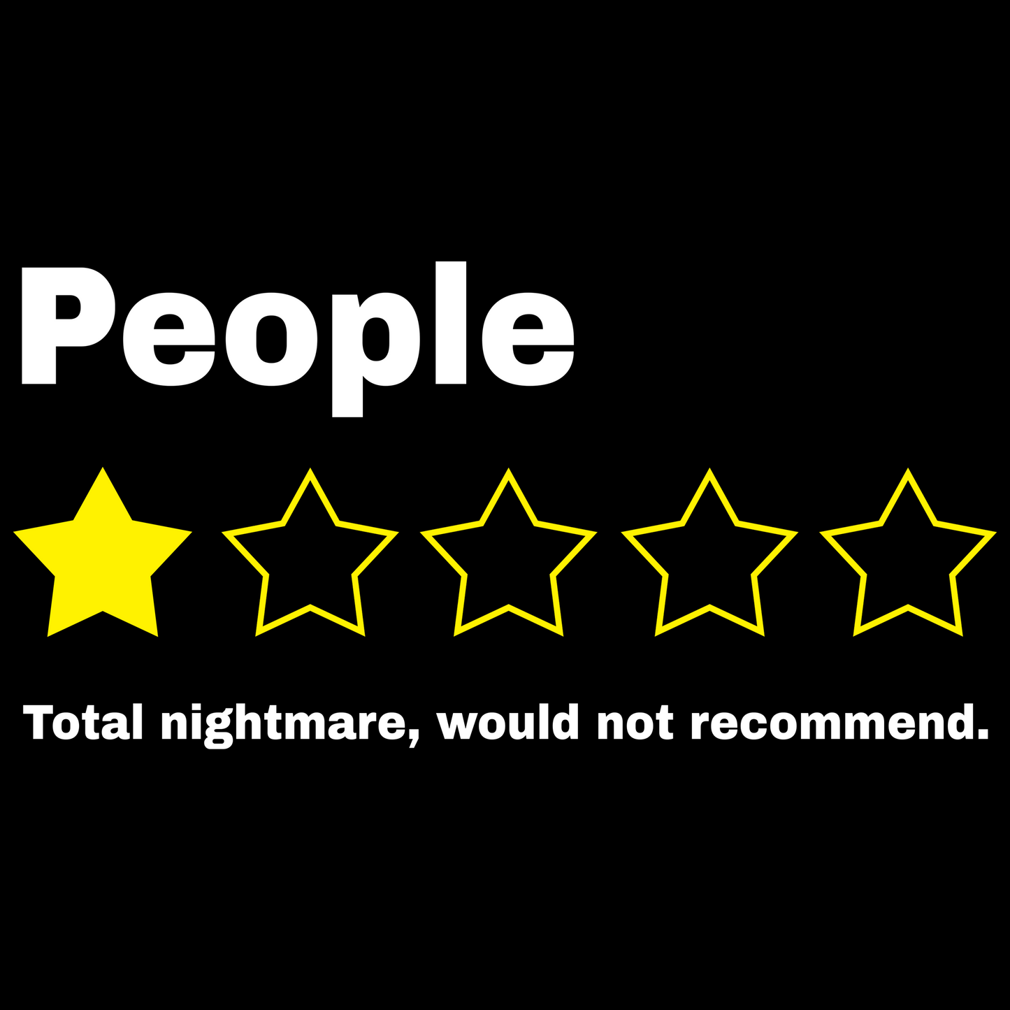 People Nightmare T Shirt