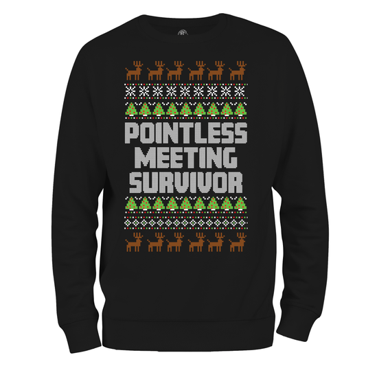 Pointless Meeting Christmas Jumper