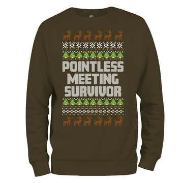 Pointless Meeting Christmas Jumper