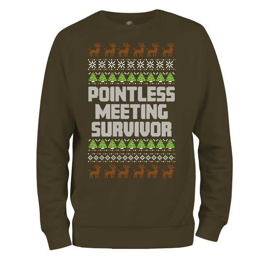 Pointless Meeting Christmas Jumper