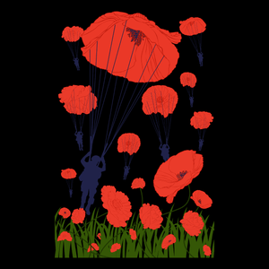 Poppy Parachute Unisex T Shirt