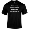 Preferred Pronoun Awesome Funny T-Shirt