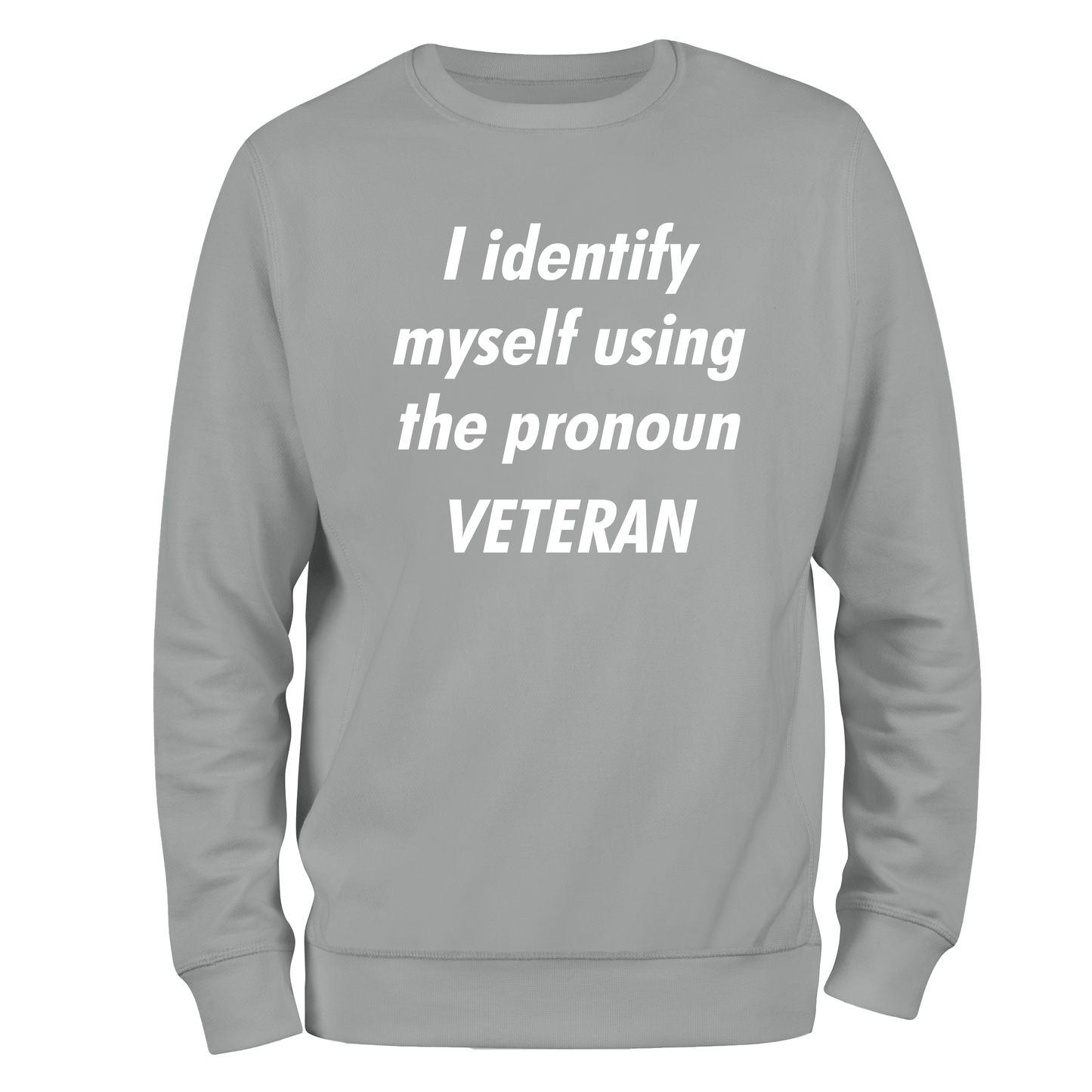 Pronoun Veteran Sweatshirt
