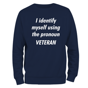 Pronoun Veteran Sweatshirt