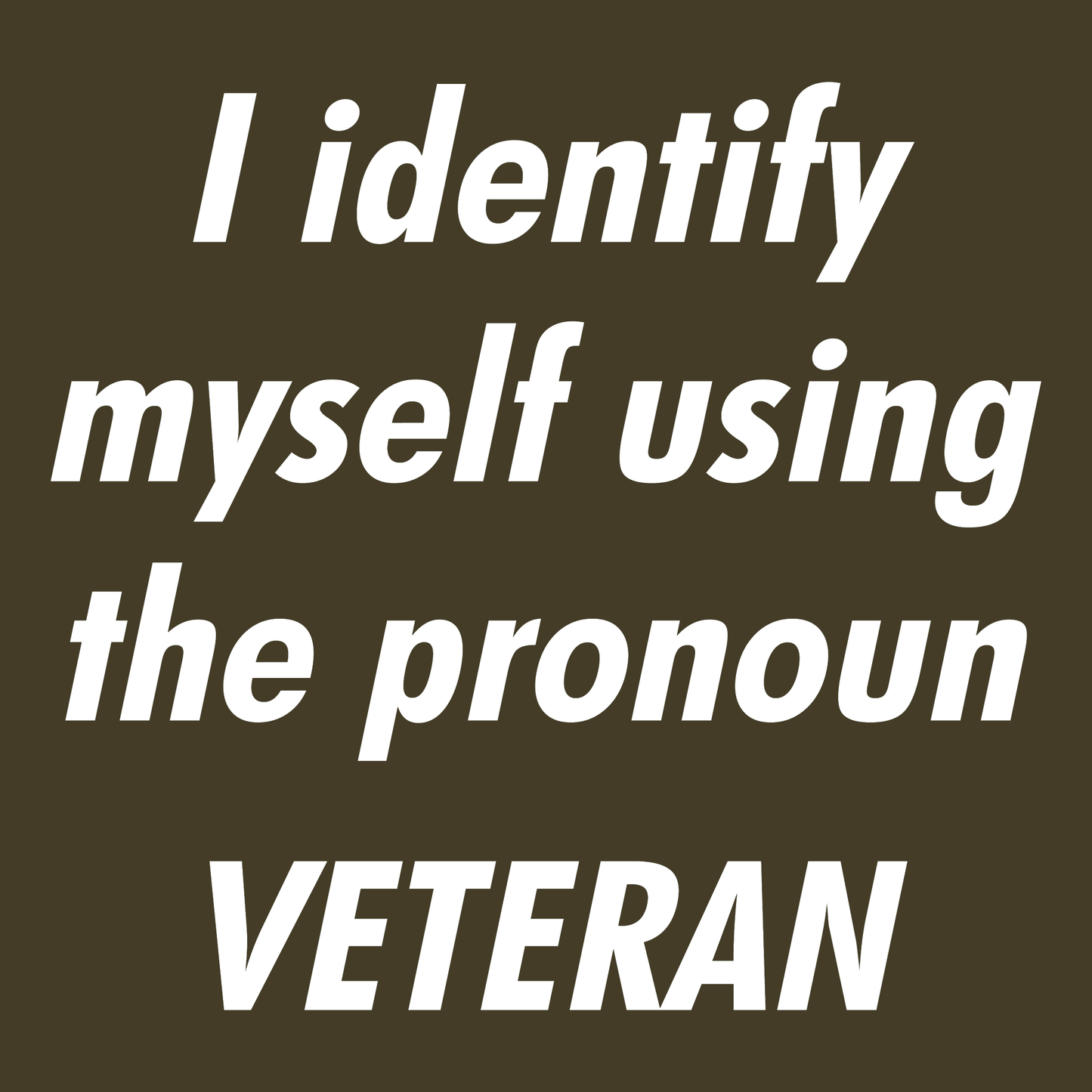 Pronoun Veteran Sweatshirt