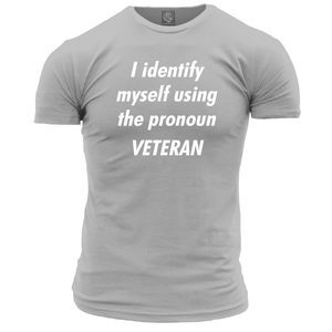 Pronoun Veteran T Shirt