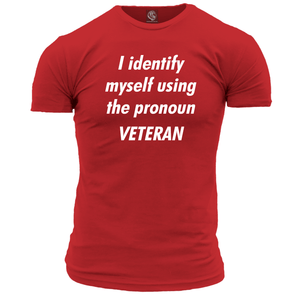 Pronoun Veteran T Shirt