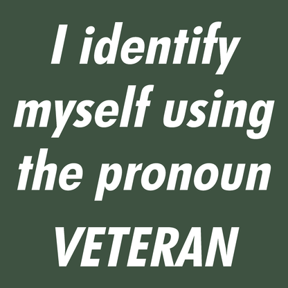 Pronoun Veteran T Shirt