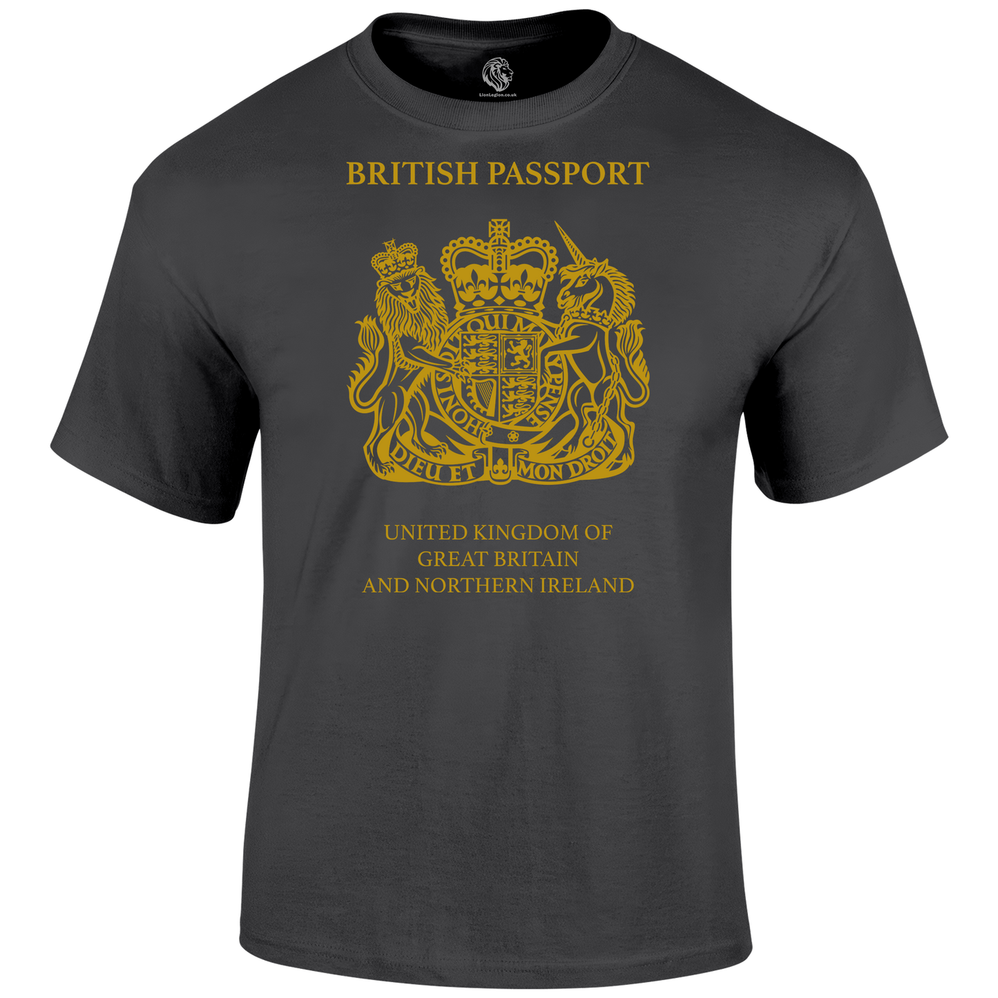 Patriotic T Shirt British Passport
