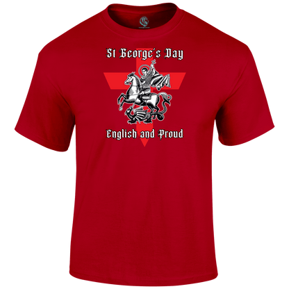St George's Day T Shirt Proud St George's Day