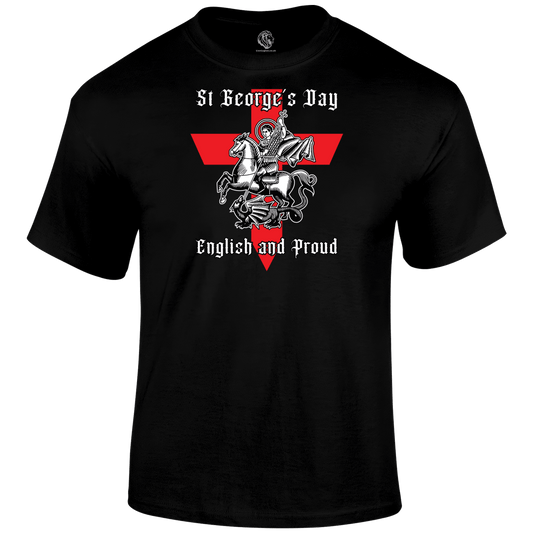 St George's Day T Shirt Proud St George's Day