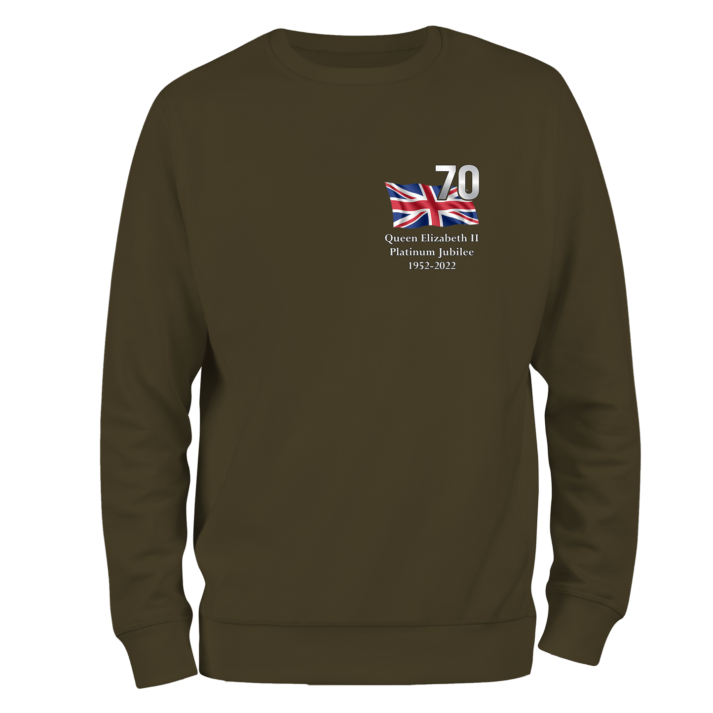 Queen's Jubilee Chest Badge (70) Sweatshirt