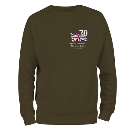 Queen's Jubilee Chest Badge (70) Sweatshirt