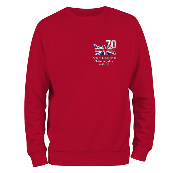 Queen's Jubilee Chest Badge (70) Sweatshirt