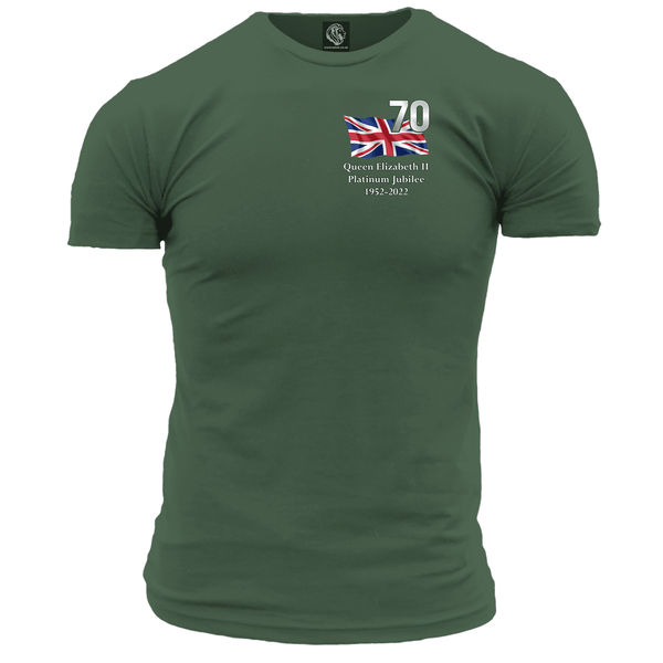 Queen's Jubilee Chest Badge (70) T Shirt