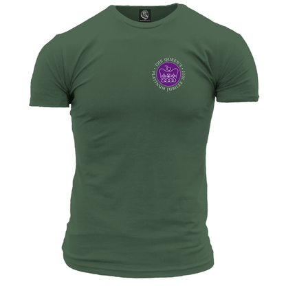 Queen's Jubilee Chest Badge T Shirt
