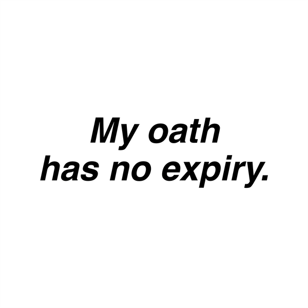 Queen's Jubilee 'Oath No Expiry' Jumbo Mug