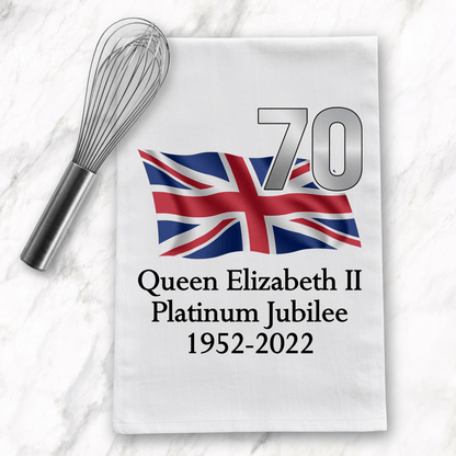 Queen's Platinum Jubilee Cotton Tea Towel