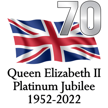 Queen's Platinum Jubilee Cotton Tea Towel