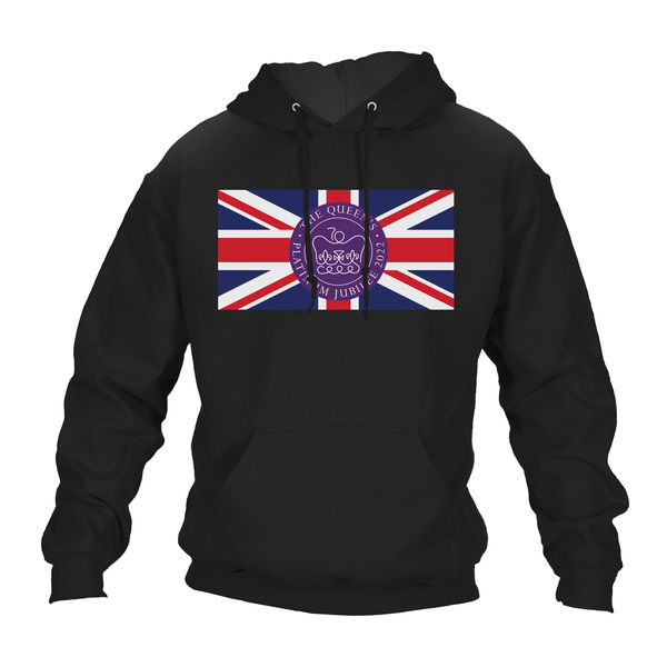 Queen's Platinum Jubilee Flag Hoodie