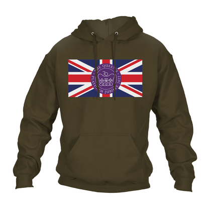 Queen's Platinum Jubilee Flag Hoodie