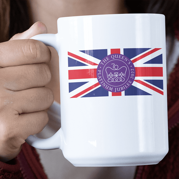 Queen's Platinum Jubilee Flag Jumbo Mug