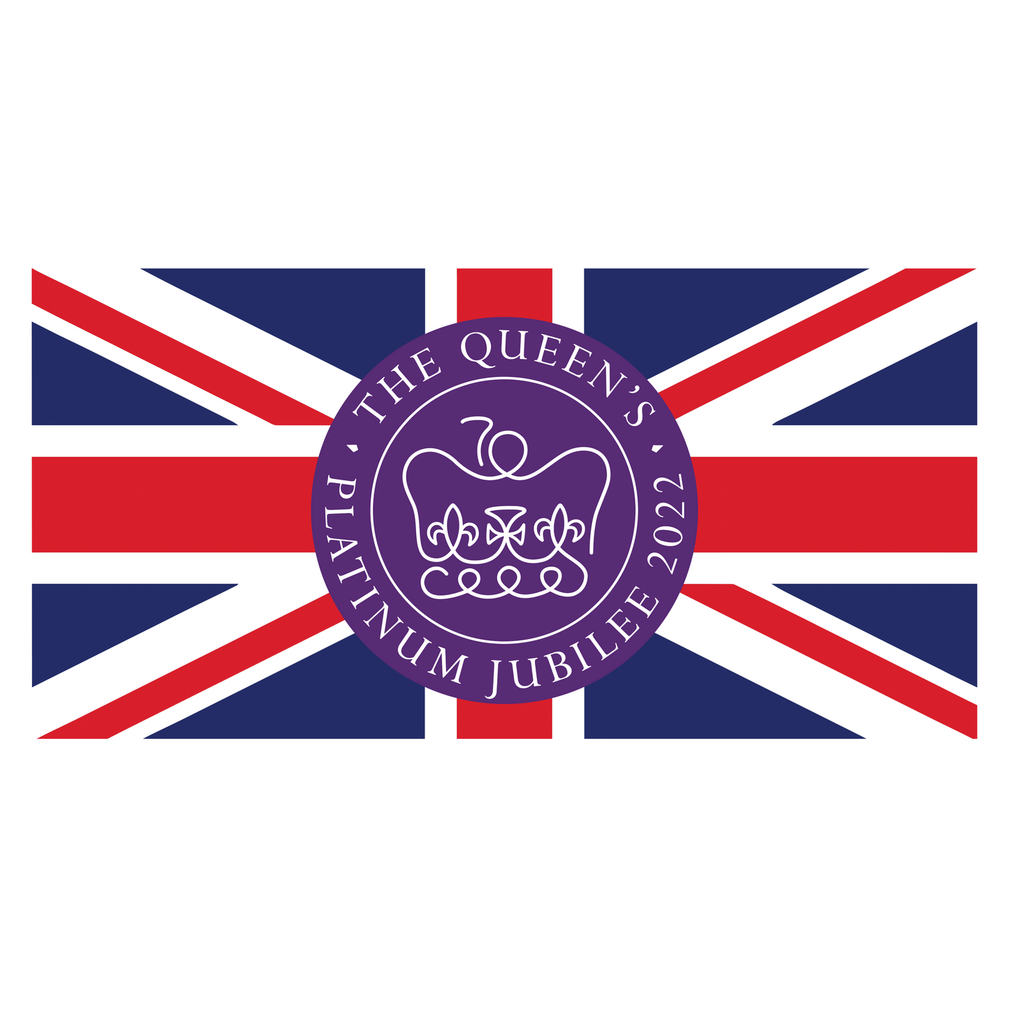 Queen's Platinum Jubilee Flag Jumbo Mug