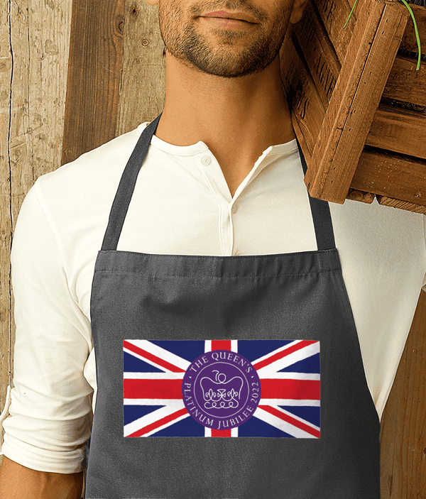 Queen's Platinum Jubilee Flag Premier Cotton Apron