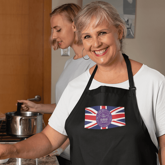 Queen's Platinum Jubilee Flag Premier Cotton Apron