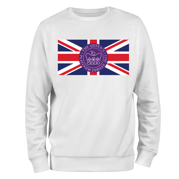 Queen's Platinum Jubilee Flag Sweatshirt