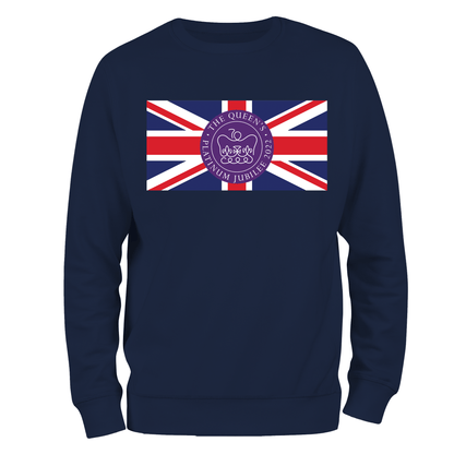 Queen's Platinum Jubilee Flag Sweatshirt