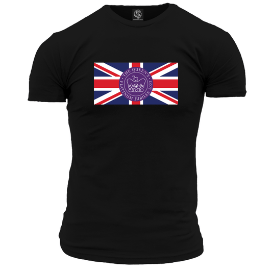 Queen's Platinum Jubilee Flag T Shirt