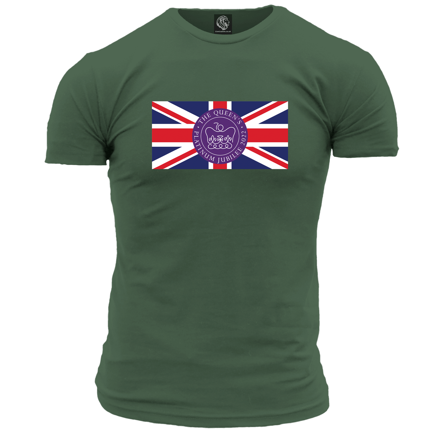 Queen's Platinum Jubilee Flag T Shirt