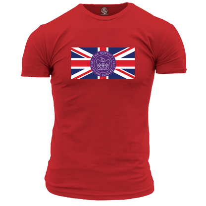 Queen's Platinum Jubilee Flag T Shirt