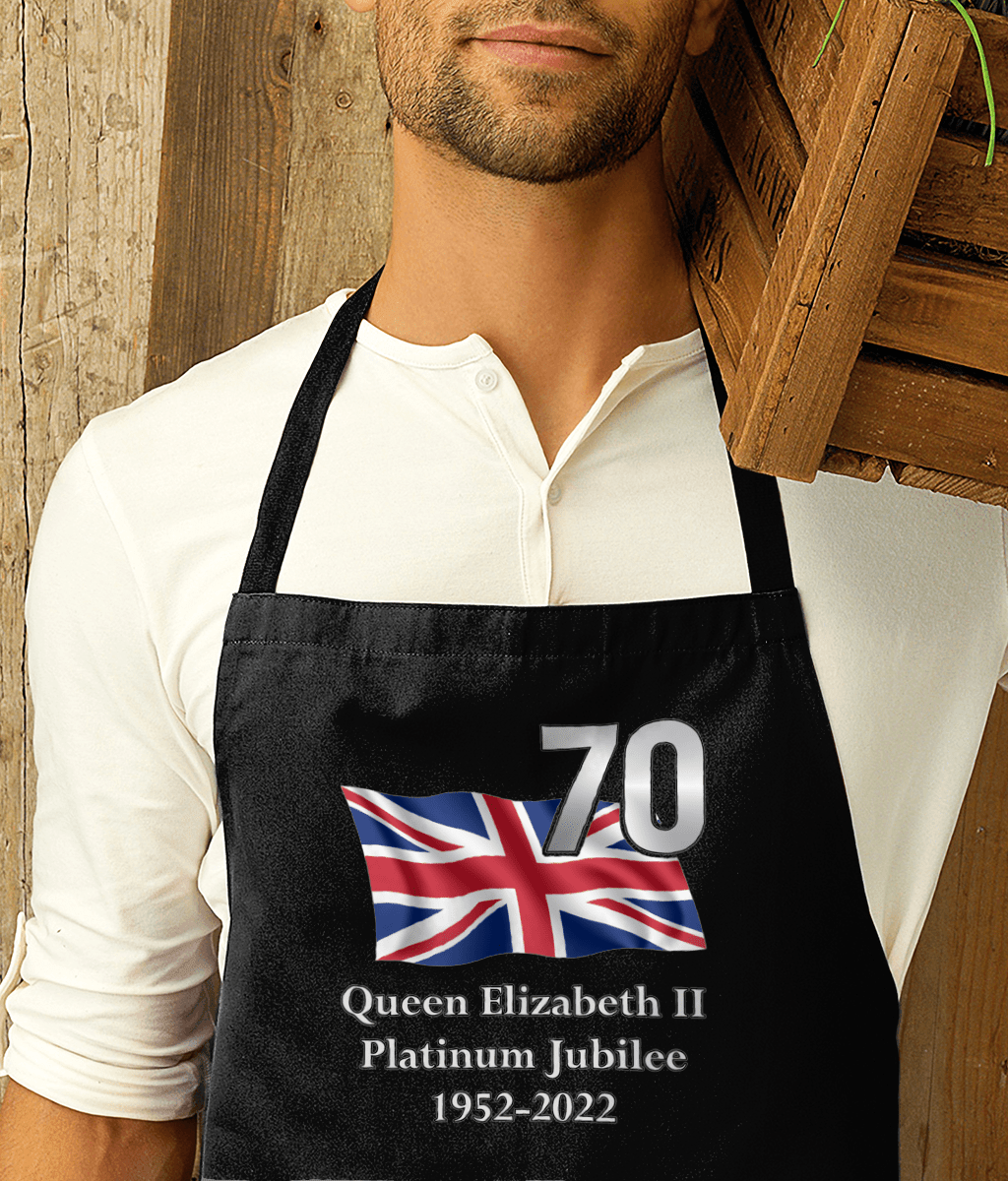 Queen's Platinum Jubilee Premier Cotton Apron