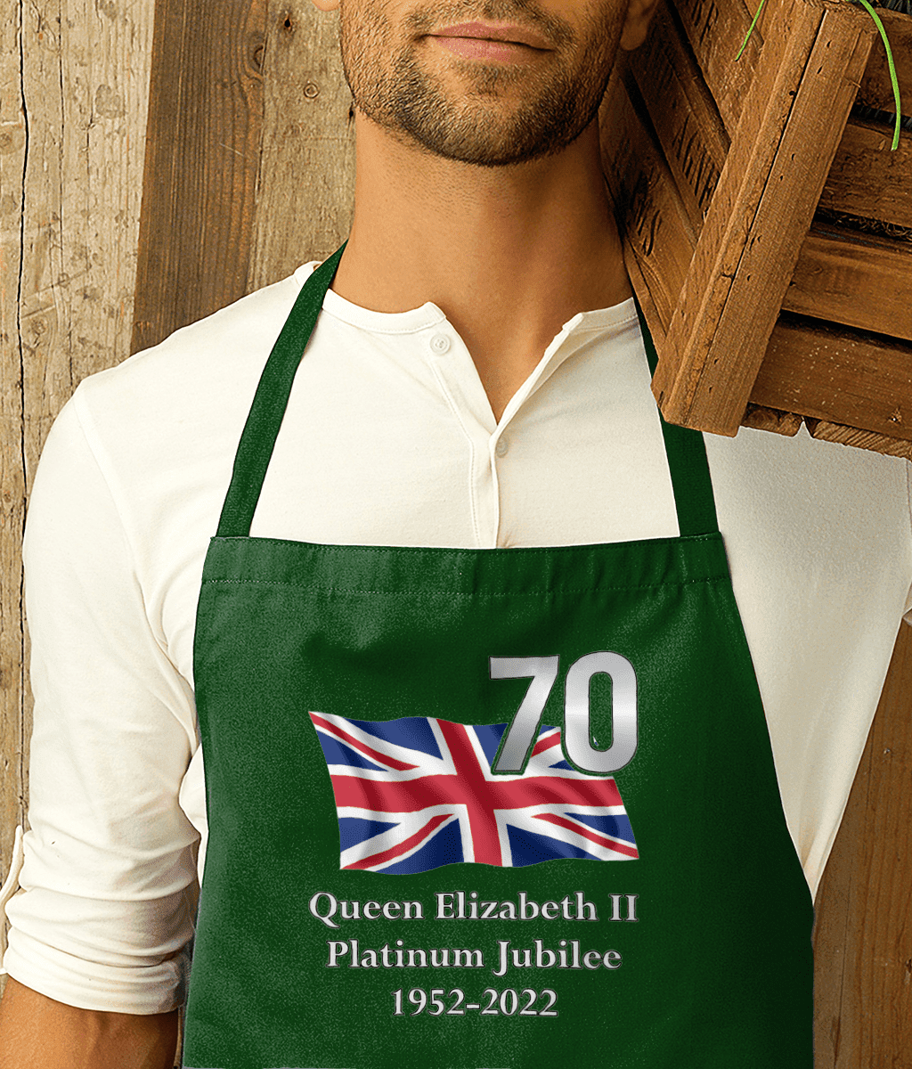 Queen's Platinum Jubilee Premier Cotton Apron