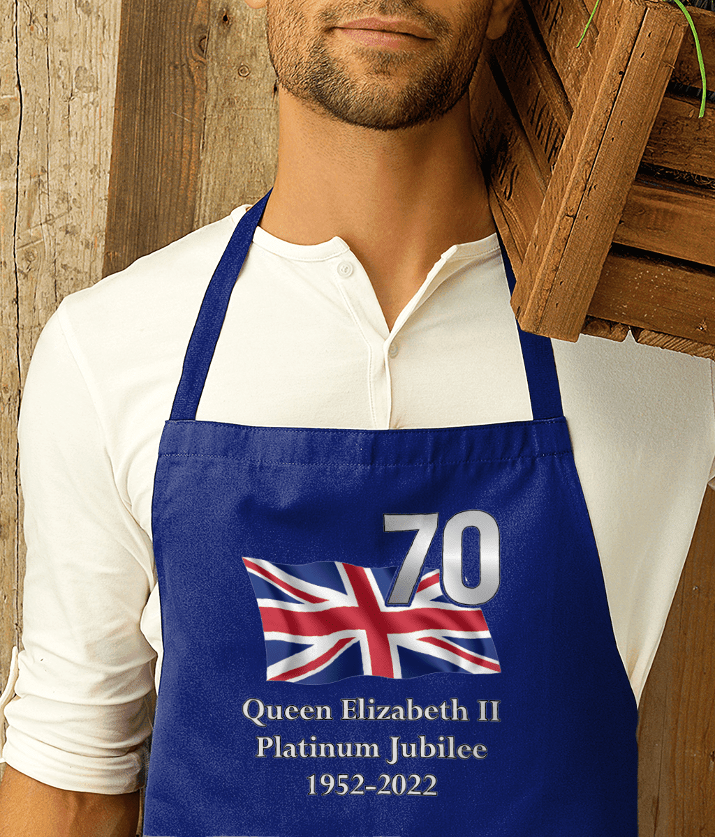 Queen's Platinum Jubilee Premier Cotton Apron