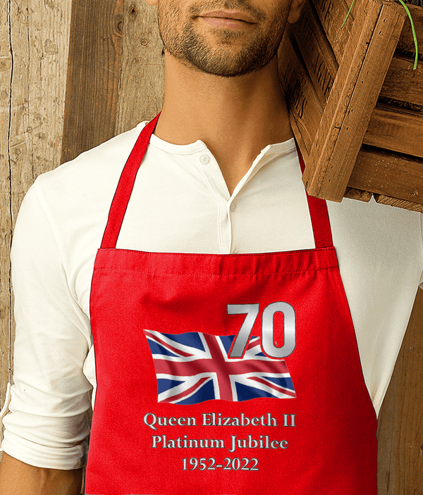 Queen's Platinum Jubilee Premier Cotton Apron