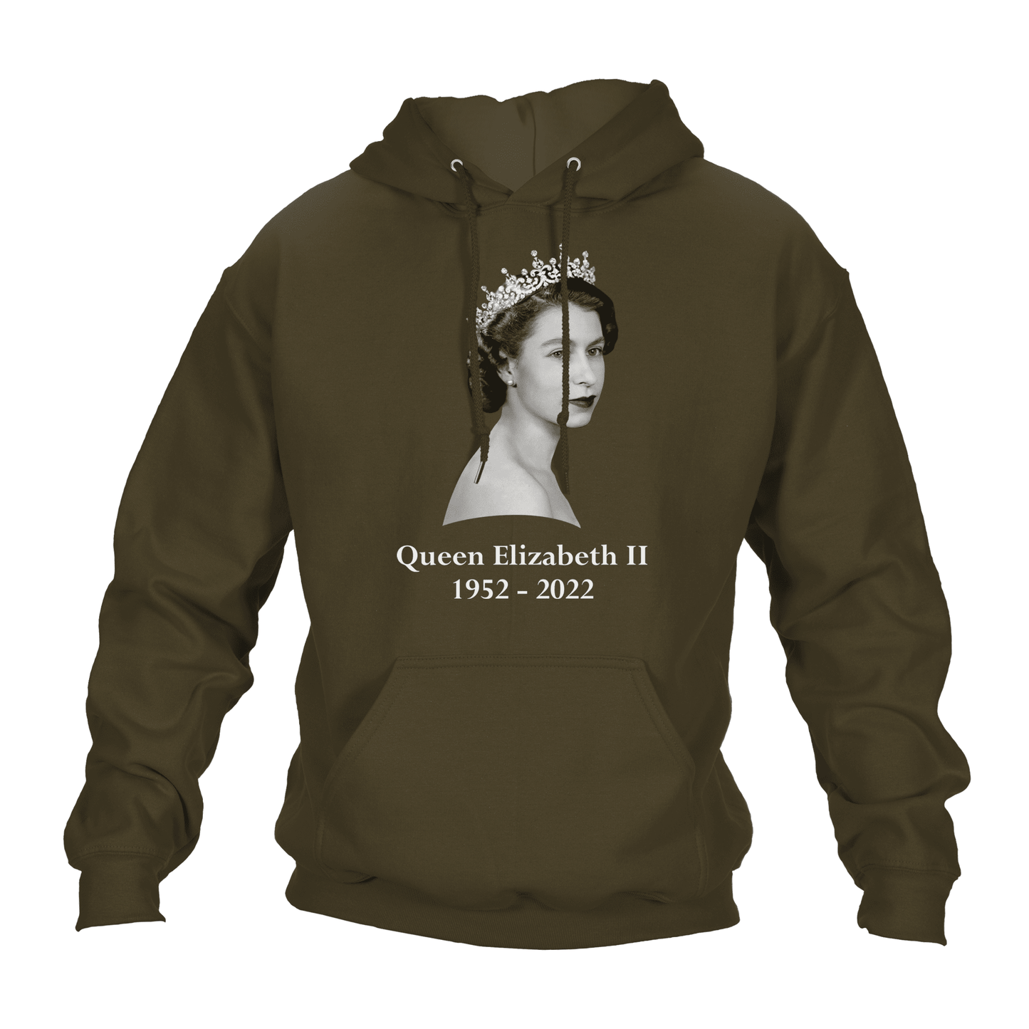 Patriotic Hoodie Queen's Portrait
