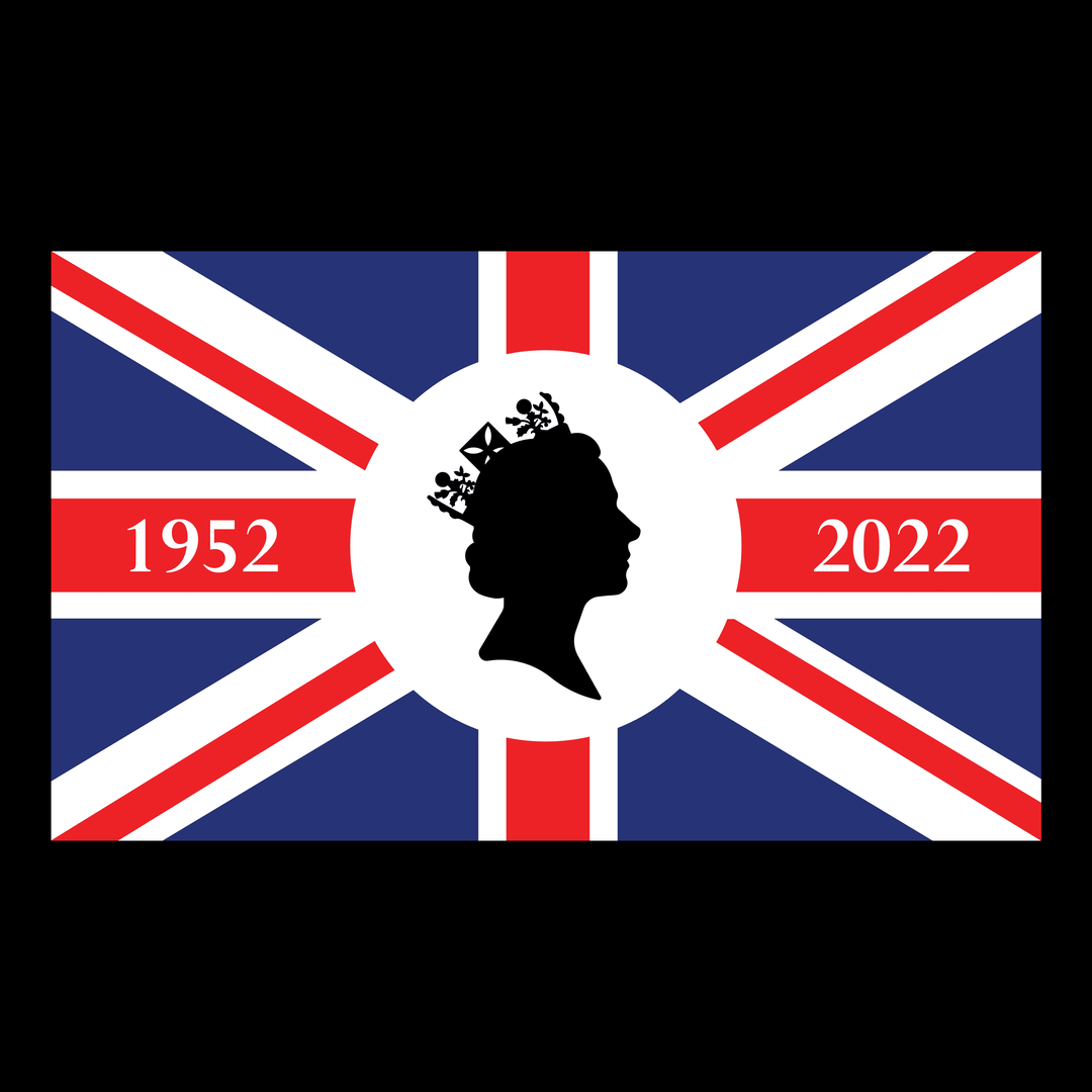 Patriotic Hoodie Queen's Reign Memorial, Premium UK Quality.