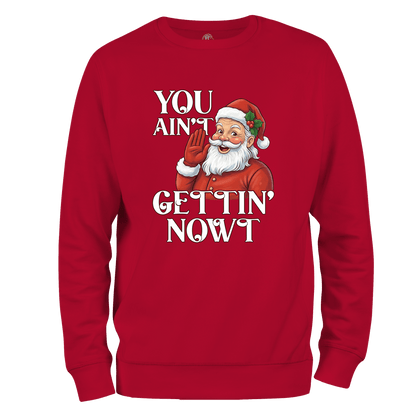 Gettin Nowt Christmas Jumper by Lion Legion 