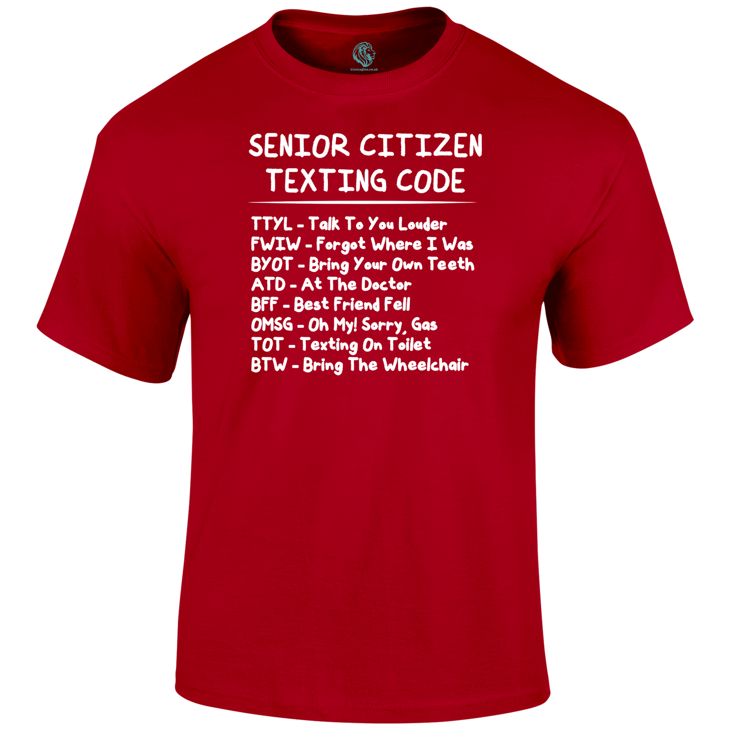 Funny T Shirt Texting at my age