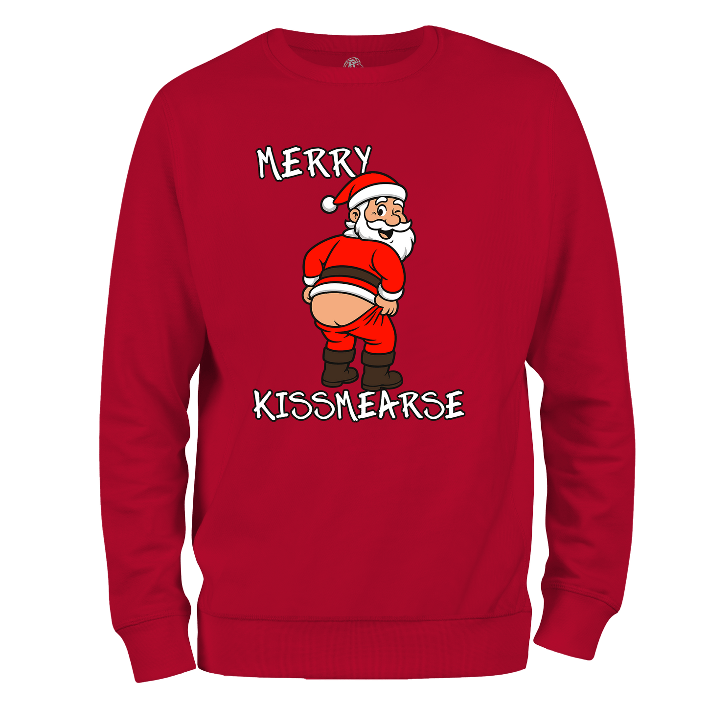 Merry KissMeArse Xmas Jumper by Lion Legion 