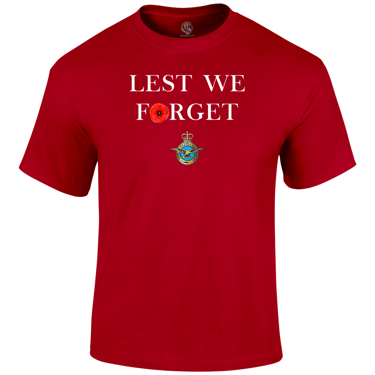 RAF Lest We Forget T Shirt
