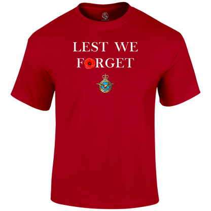 RAF Lest We Forget T Shirt