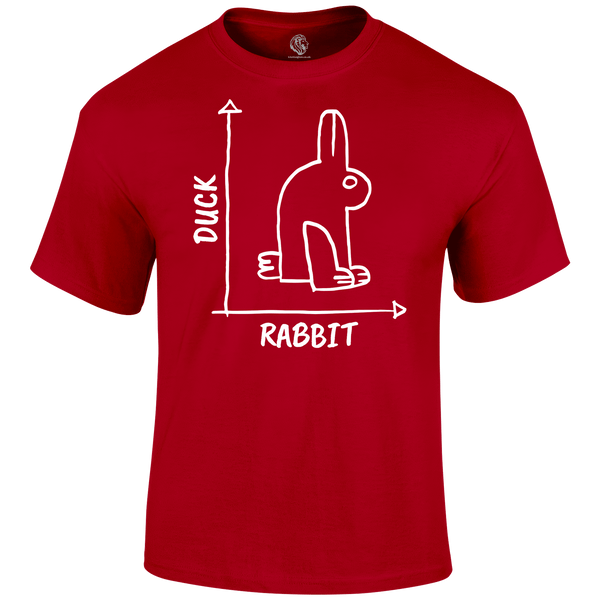 Funny T Shirt - Rabbit Duck T Shirt High Quality | UK-Produced