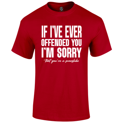 I'm Sorry T Shirt by Lion Legion 